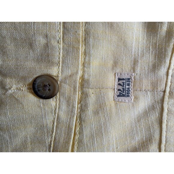 Alexander Julian Yellow Cotton Shorts 38 Made In India - Picture 4 of 4